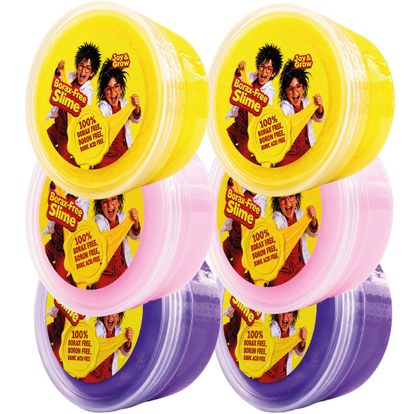 Boraxvrije Slime (set van 6)
