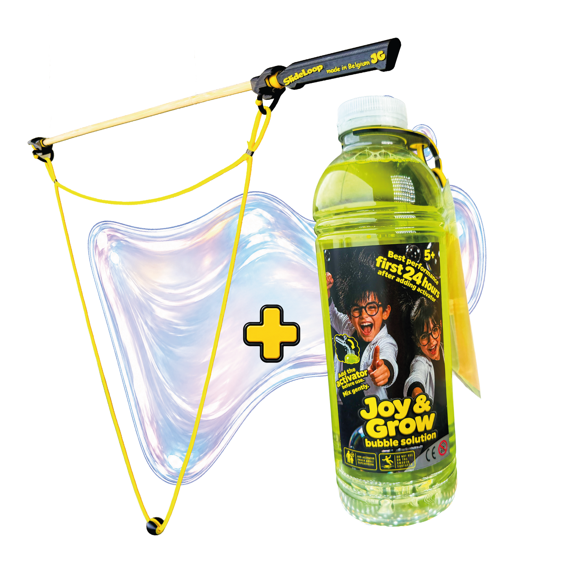 SlideLoop + Zeepbellenvloeistof 1L - GT